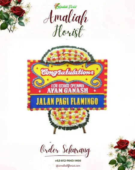 Sewa Papan Bunga Manado Tua Dua